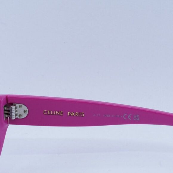 NEW CELINE CL40195I 75C PINK SILVER SUNGLASSES - Picture 6 of 10